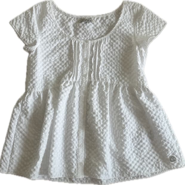 코이세이오 25ss  화이트 블라우스