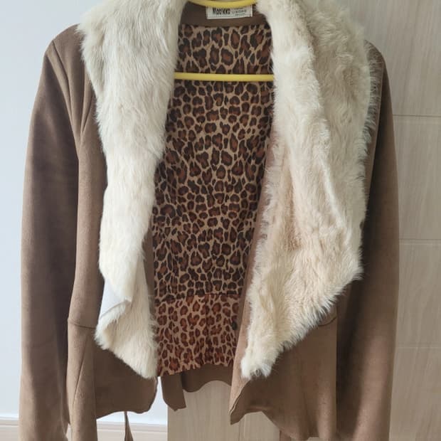 갸루 퍼 자켓 가디건