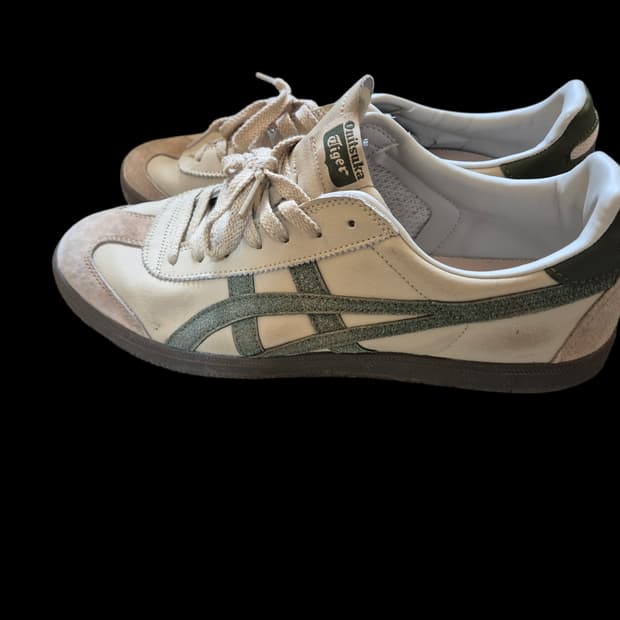 오니츠카타이거 토쿠텐 베이지 그린 285