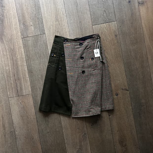 Hound Tooth Check Docking Skirt