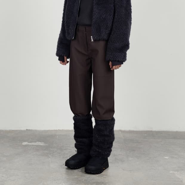 amomento 아모멘토 레그워머 HAIRY FUR LEG WARMER