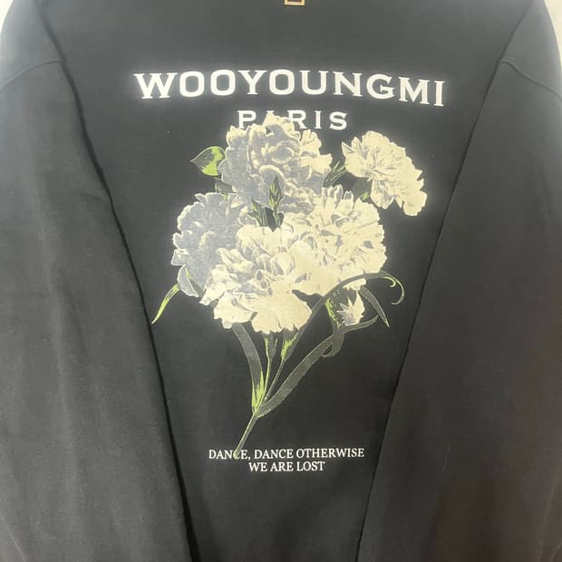 우영미 플라워 후드티