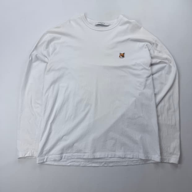 메종키츠네 폭스 헤드패치 롱 슬리브