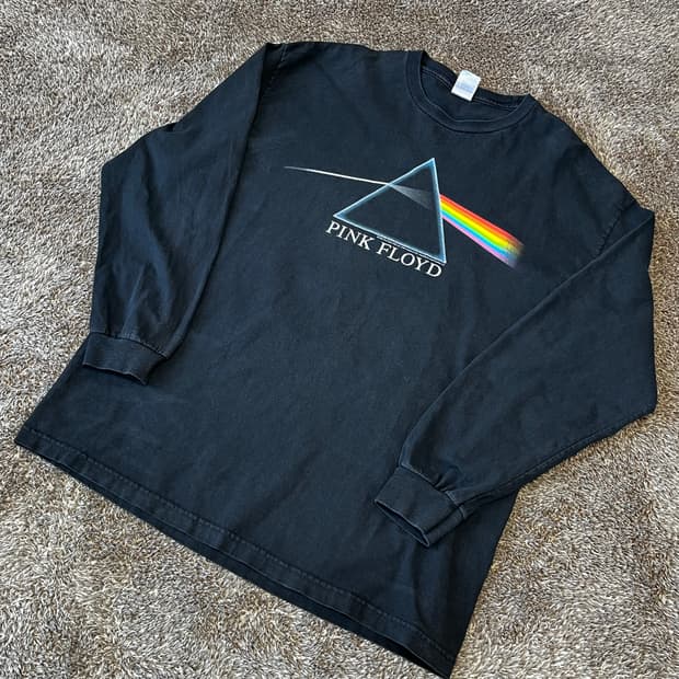 00s pink floyd 핑크 플로이드 빈티지 롱슬리브 티셔츠