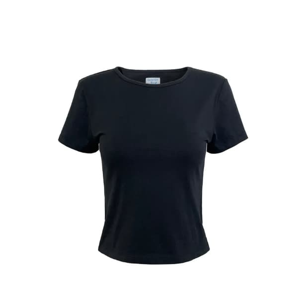 Everyday basic t-shirt / BLACK