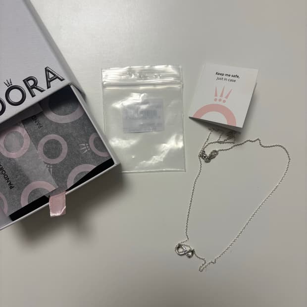 판도라 스파클링 인피니티 칼리어 목걸이