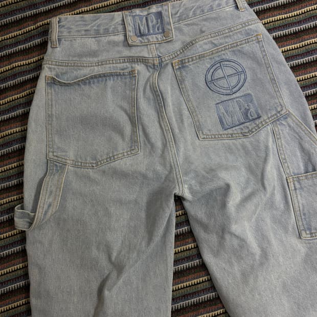 MPa PAINTER DENIM PANTS (STEEL BLUE)