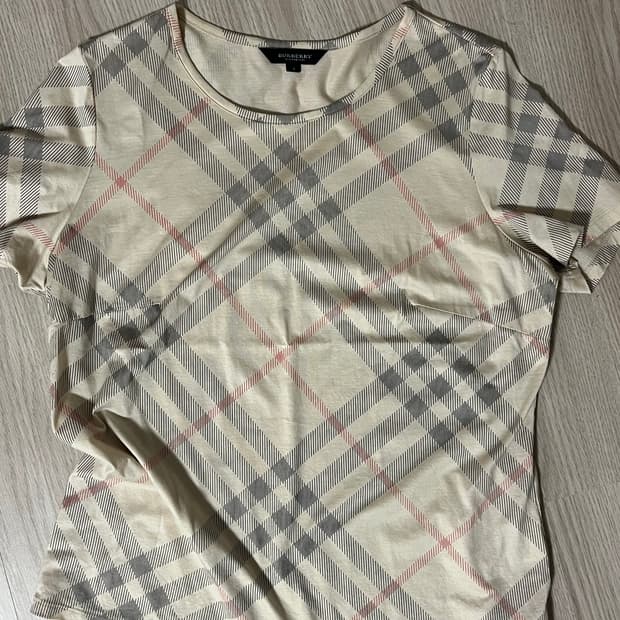 버버리 빈티지 여성 상의 티셔츠