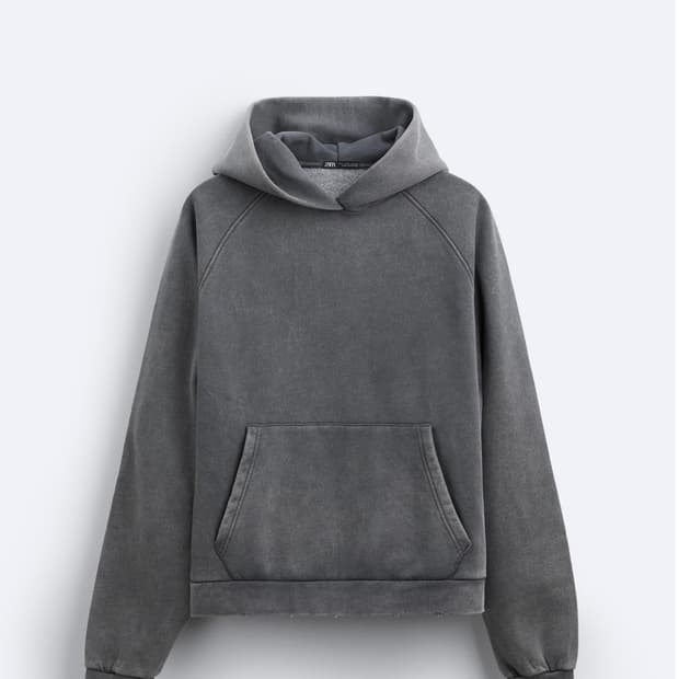 자라 zara 박시핏 boxy fit 크롭 후드