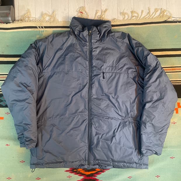 07 파타고니아 스텔스 푸퍼 재킷 xxl 블루블랙