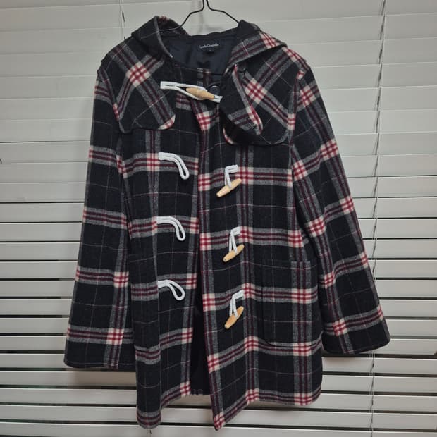 japanese vintage) 체크 코트