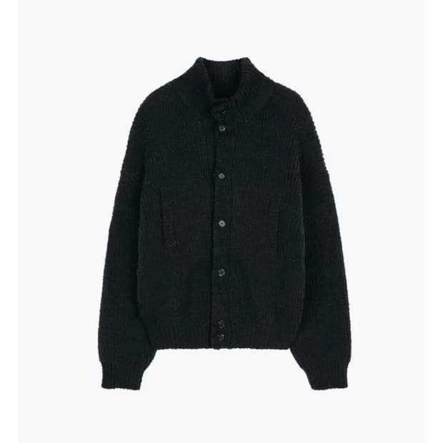 PRT BLANK  부클 가디건 블랙 3사이즈