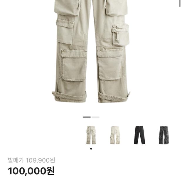 자라 유틸리티 카고 42