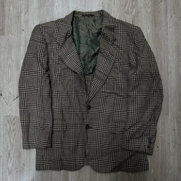 유니버소 남성 클래식 체크 자켓 M/95 