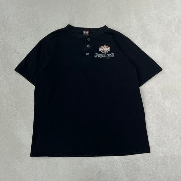 할리데이비슨 헨리넥 프린팅반팔티 s09904