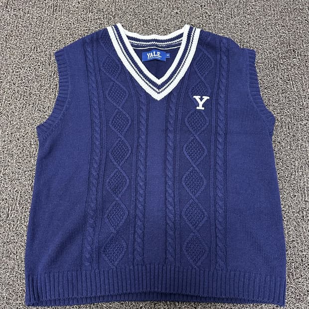 YALE 예일 여성 니트 조끼 신장 160