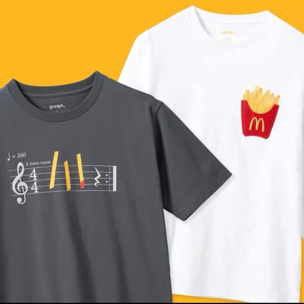 그라니프x맥도날드 티셔츠