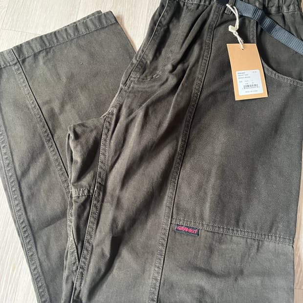 GRAMICCI 가젯 팬츠 더블 브라운_M