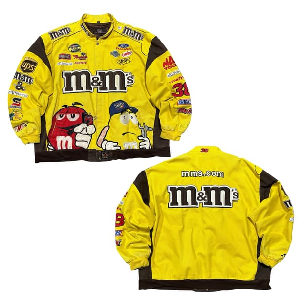 ✨ (바배) 제프헤밀턴 M&M 레이싱 패치 자켓 (5XL)