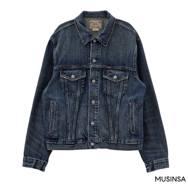 폴로 랄프로렌 페이디드 데님 트러커 자켓