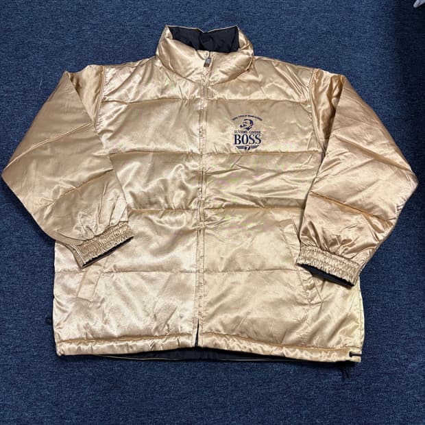 산토리 커피 보스 리버시블 다운 푸퍼 자켓