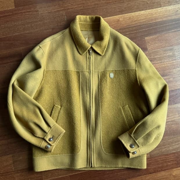 이동수 골프 울 자켓 -머스터드 컬러