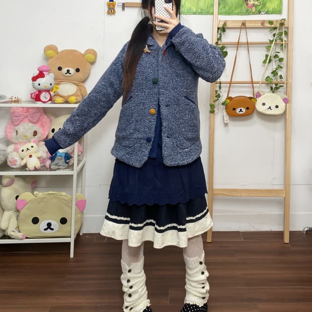 ꒰ঌ 플러피 네이비 세트 ໒꒱