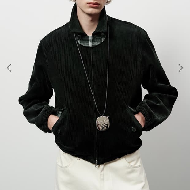 [L] STU 스트랩 코로듀이 자켓 블랙