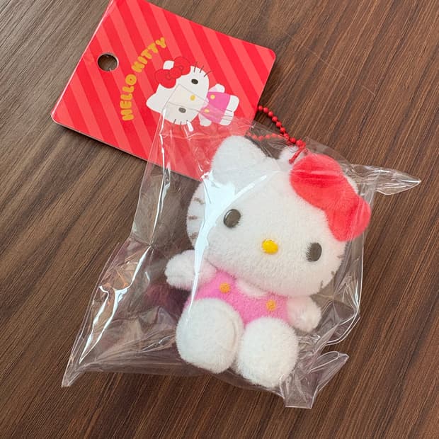 헬로키티 플로키 피규어 키링