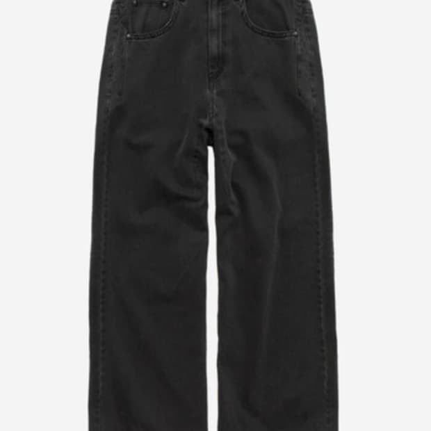 (4)폴리테루 언코티드 루즈드 데님