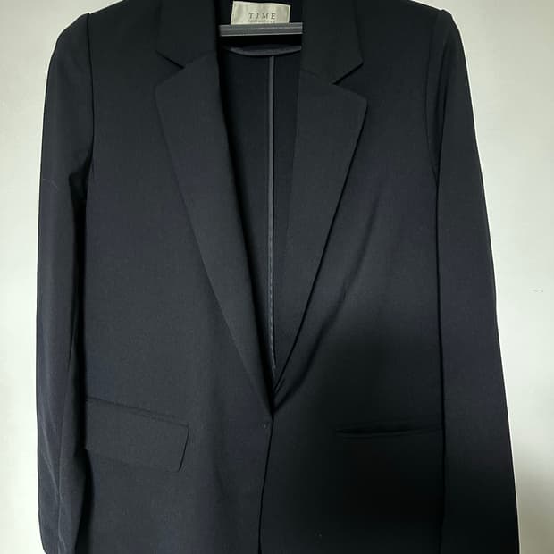 TIME 타임 블랙 여성 자켓
