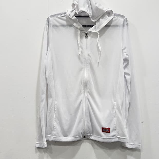 [XS] 디키즈 메쉬 후드 집업 여성 XS 화이트