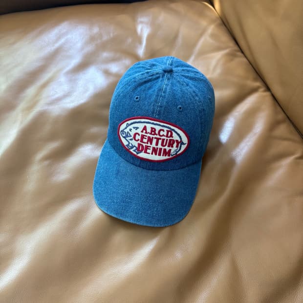 Kapital 캐피탈 오사카 한정 6패널 볼캡 모자 워시드 데님