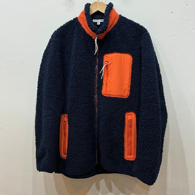 유니클로 JW앤더슨 플리스 자켓 네이비 XL