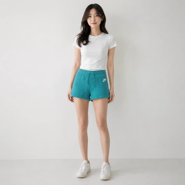 여(28~30) 나이키 민트 밴딩 반바지 쇼츠