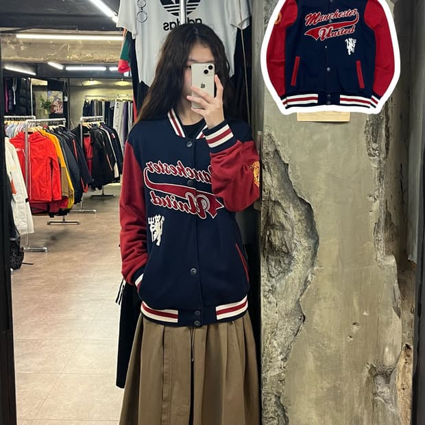 맨유 스타디움 자켓 네이비 #csz2075