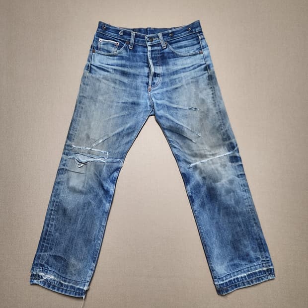 태국산 Levi's lot201 셀비지 데님 팬츠