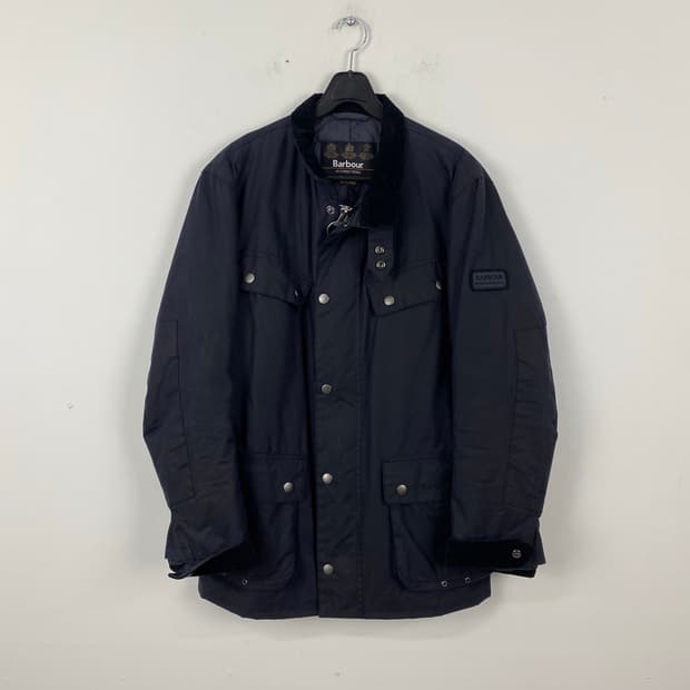 바버 Barbour 인터내셔널 듀크 왁스 자켓 (S)