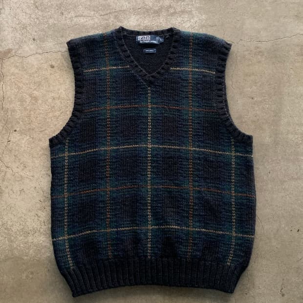 폴로 랄프로렌 울 니트 베스트