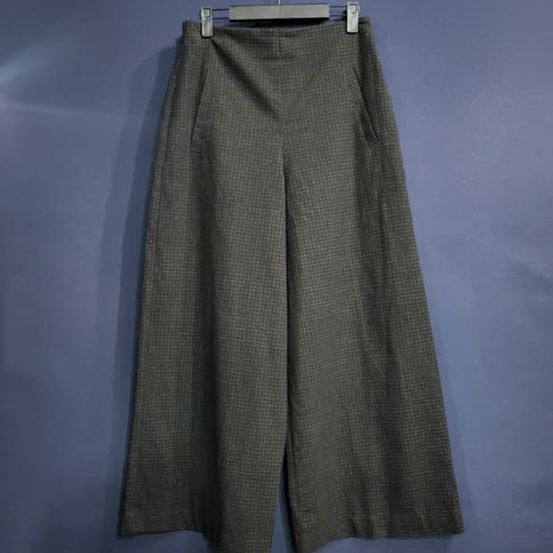 OSKA 와이드 체크팬츠