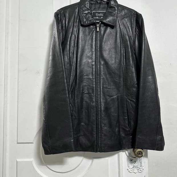 엑셀드 가죽 자켓