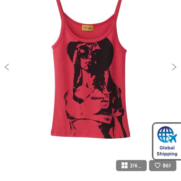 Hysteric glamour 히스테릭글래머 나시