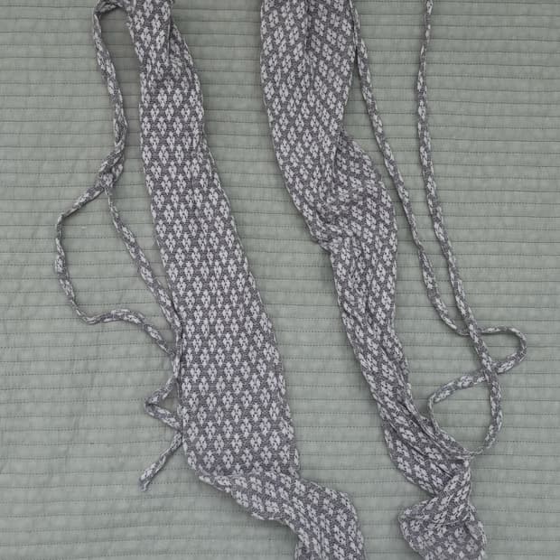 샵페어리 scallop lace knee socks beige