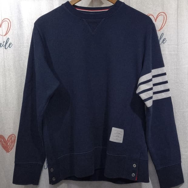 정품) 톰브라운 사선완장 스웨트 셔츠 