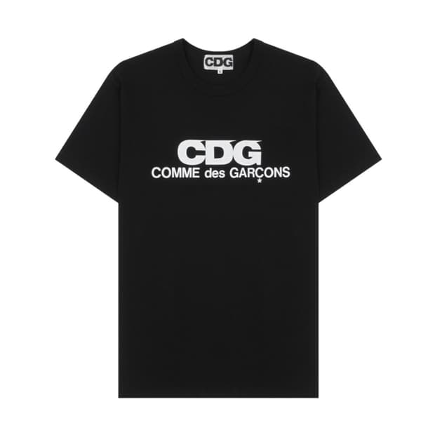 CDG 꼼데가르송 로고 티셔츠 블랙