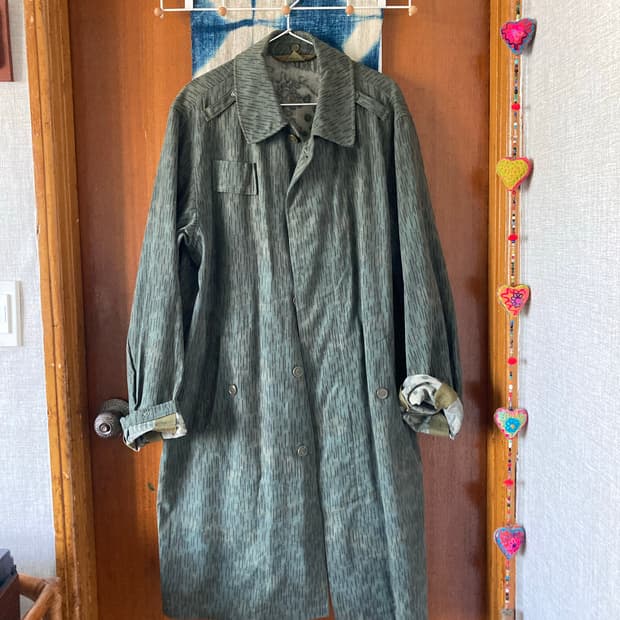 빈티지 밀리터리 코트