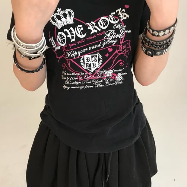 black punk t-shirt
