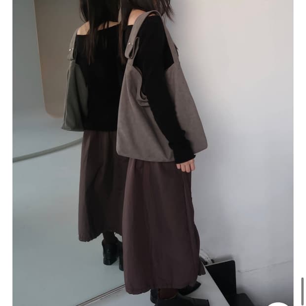 뮤로우 스웨이드 백