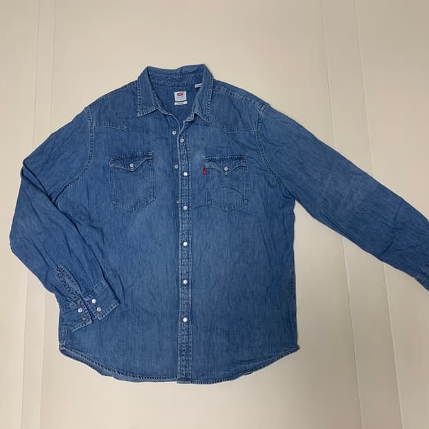[L] 리바이스 웨스턴 데님 셔츠
