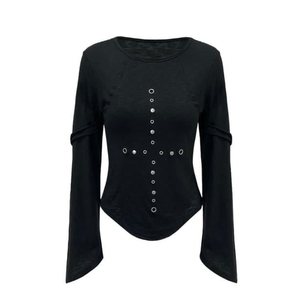 0104 패치 리벳 롱슬리브